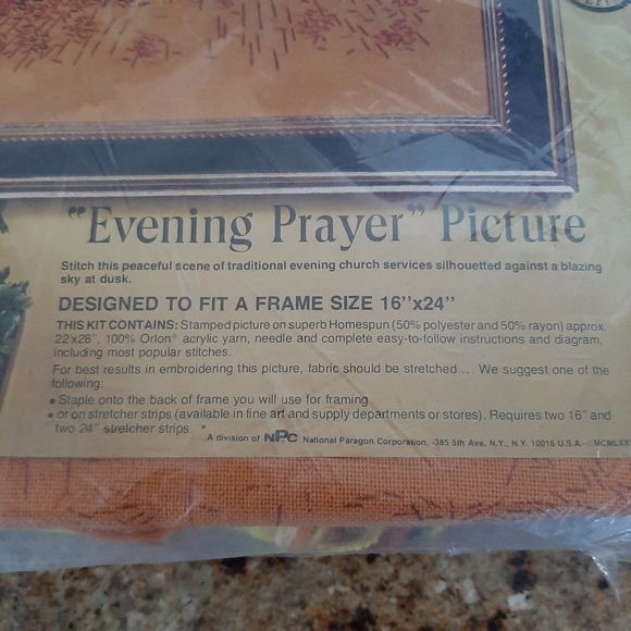NOS PARAGON CREWEL STITCH KIT - Picture 9 of 11